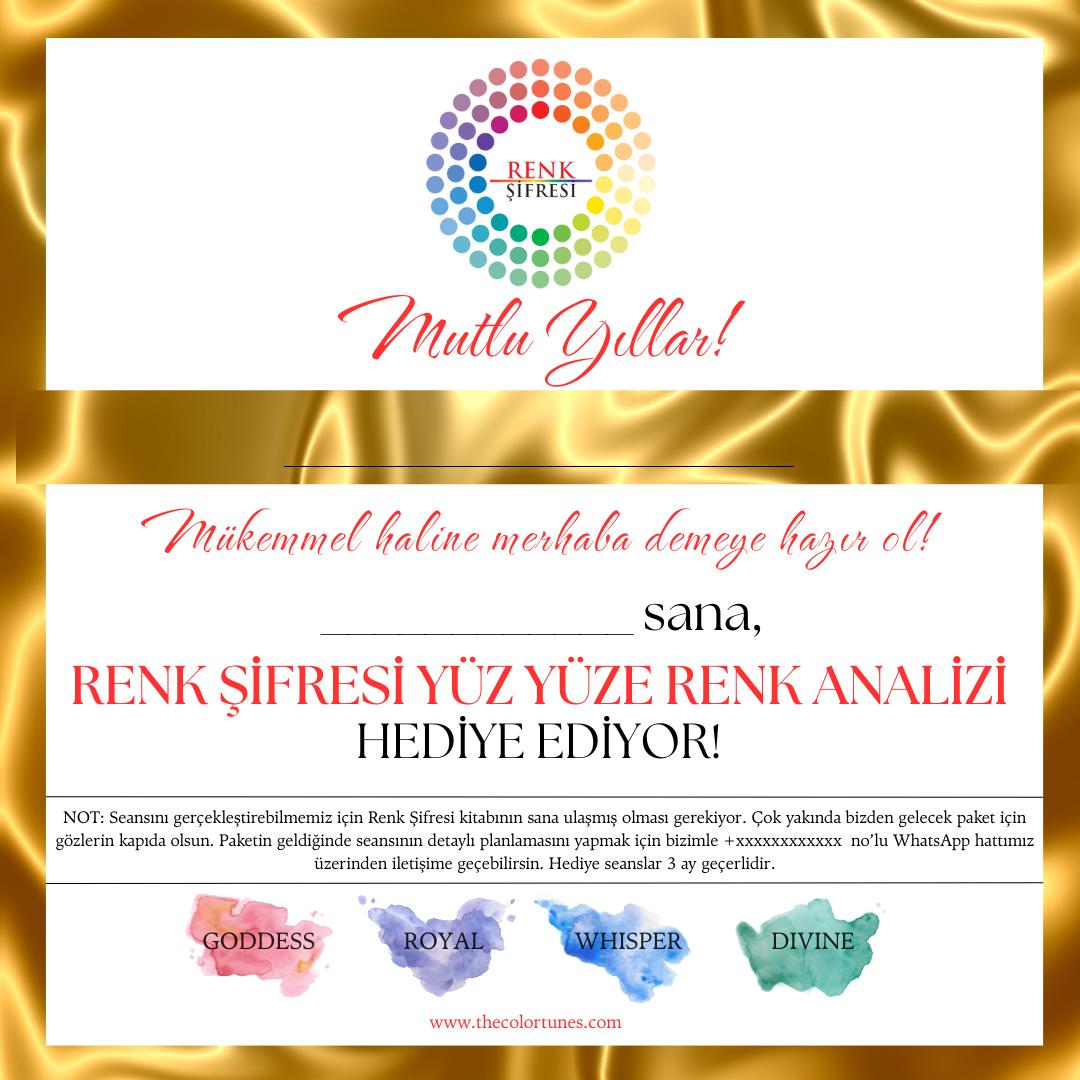 Hediye - Yüz Yüze Renk Analizi + Kitap